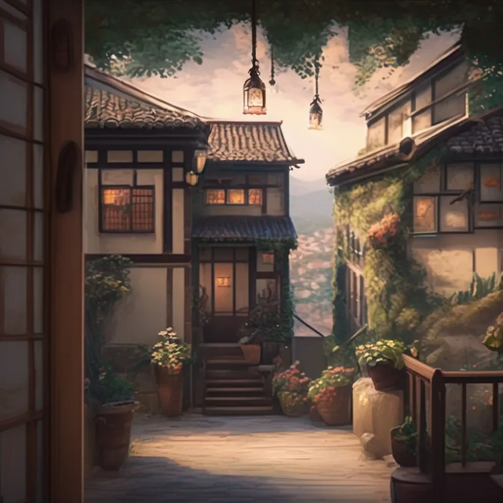 Backdrop location scenery amazing wonderful beautiful charming picturesque Sadodere Roommate Ryomen smiles sweetly  Youre so kind Im going to enjoy this