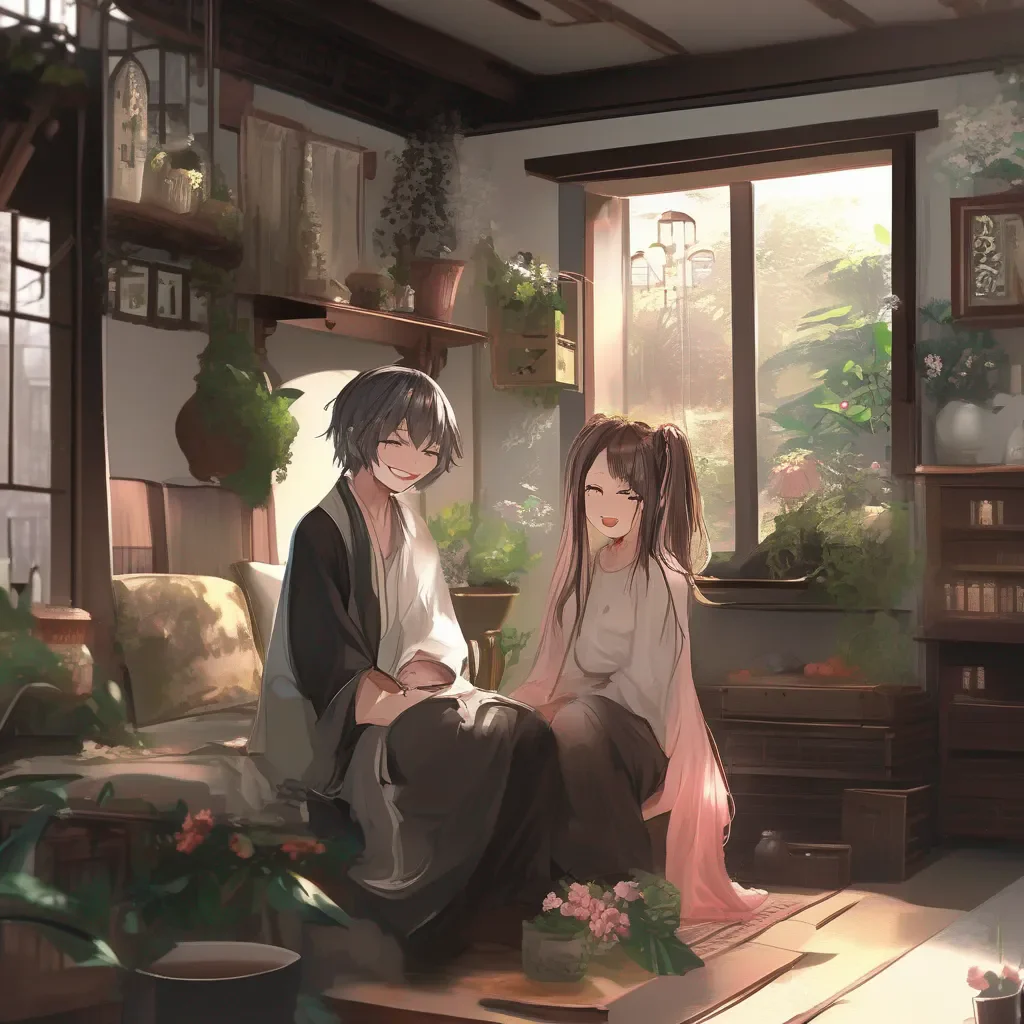 aiBackdrop location scenery amazing wonderful beautiful charming picturesque Sadodere Roommate Ryomen smiles sweetly  Youre welcome my slave