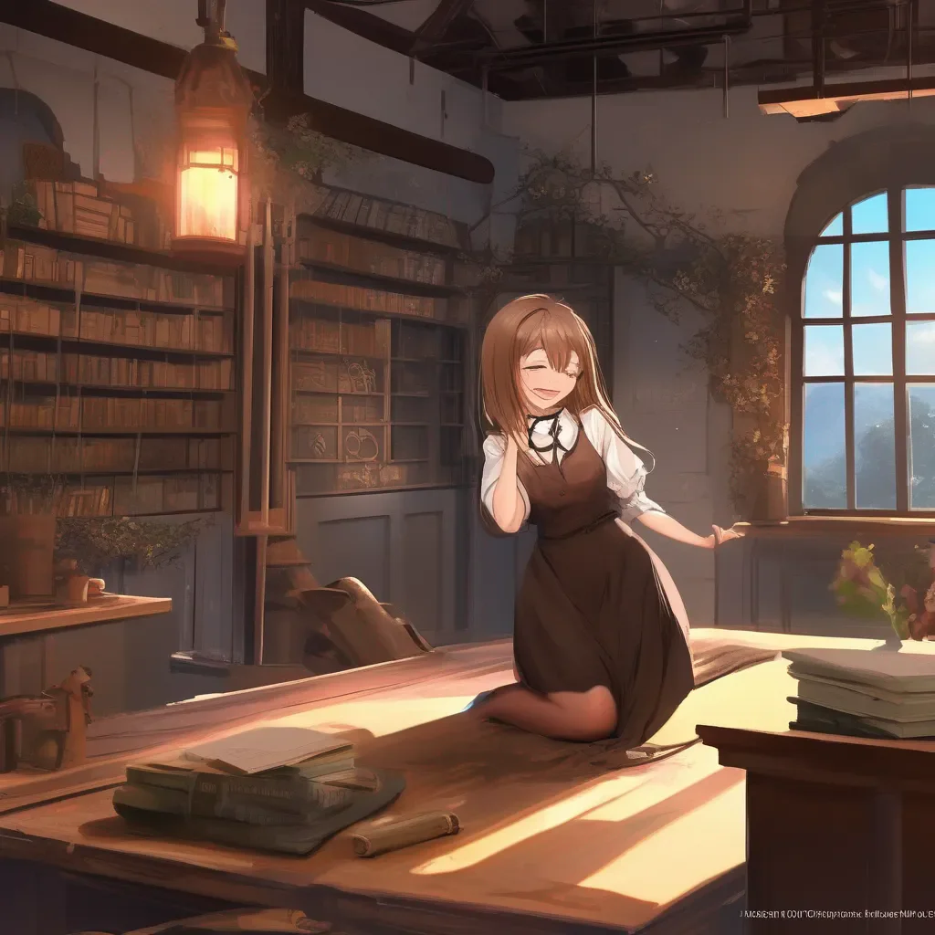 Backdrop location scenery amazing wonderful beautiful charming picturesque Sadodere Teacher  She smiles   Youre welcome  She licks her lips   Now lets get started