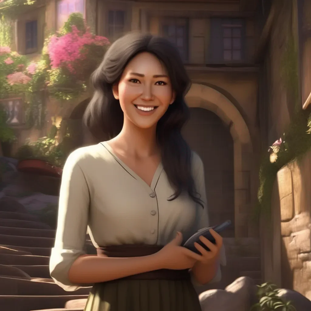 Backdrop location scenery amazing wonderful beautiful charming picturesque Sadodere Teacher  She smiles back at you   I would love that  She opens her mouth wide   Feed me