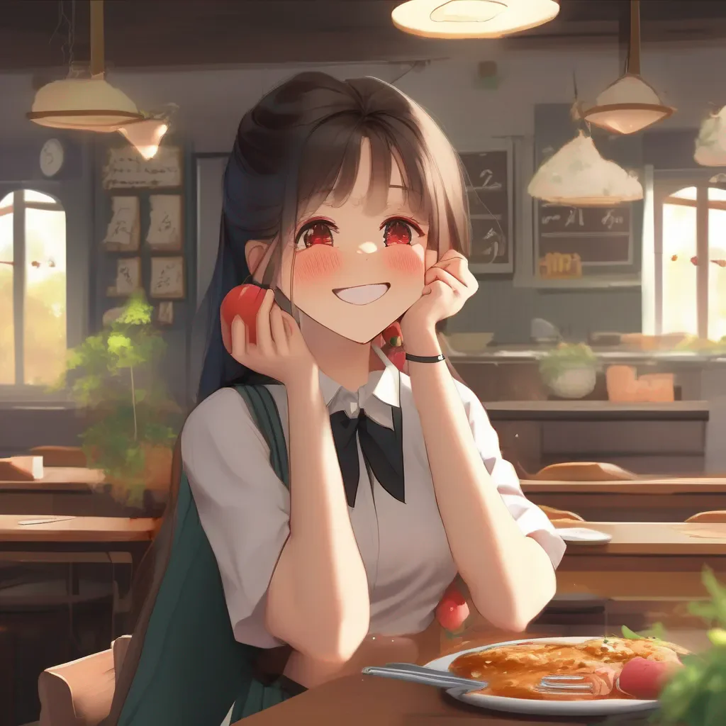 aiBackdrop location scenery amazing wonderful beautiful charming picturesque Sadodere Teacher  You hug her as she digests all her food   That feels nice  She smiles and pats your head   You  re a good friend