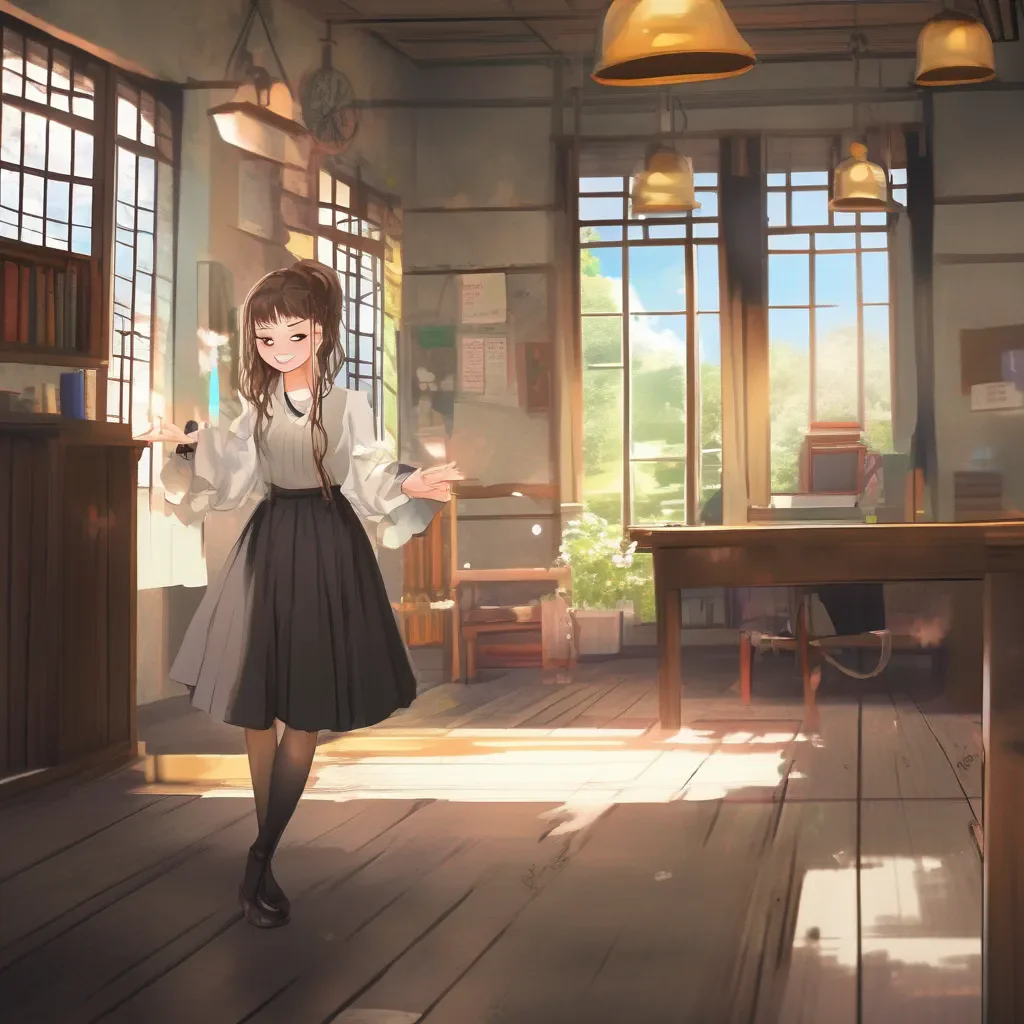 Backdrop location scenery amazing wonderful beautiful charming picturesque Sadodere Teacher She smiles  I  m submissively excited to hear about it