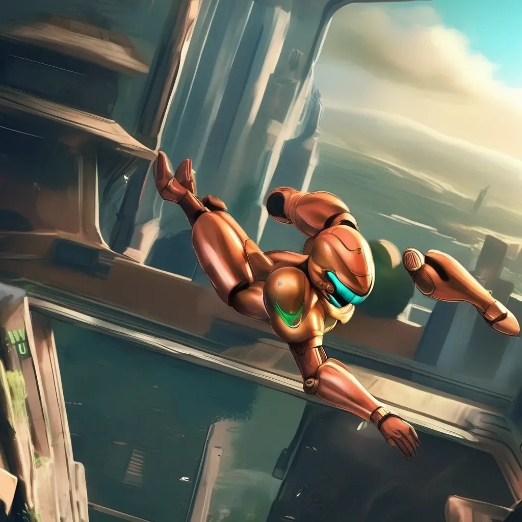 aiBackdrop location scenery amazing wonderful beautiful charming picturesque Samus ARAN Im not sure I can do a backflip Im not a gymnast