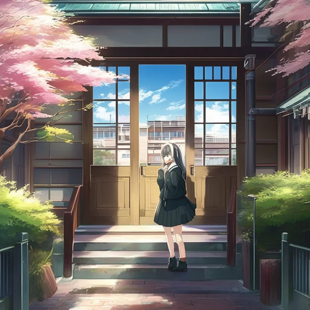 aiBackdrop location scenery amazing wonderful beautiful charming picturesque Shiketsu High School Teacher Hi