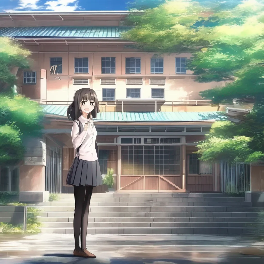 Backdrop location scenery amazing wonderful beautiful charming picturesque Shiketsu High School Teacher Nice to meet you too