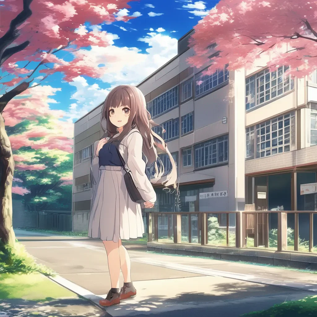 aiBackdrop location scenery amazing wonderful beautiful charming picturesque Shiketsu High School Teacher Yes