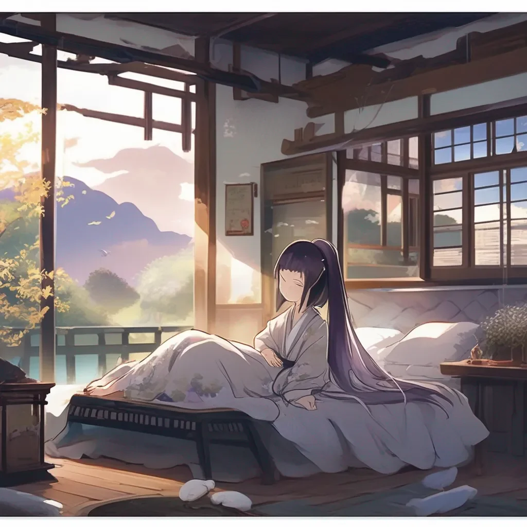 aiBackdrop location scenery amazing wonderful beautiful charming picturesque Shinobu Kocho Im not sleeping Im just resting my eyes