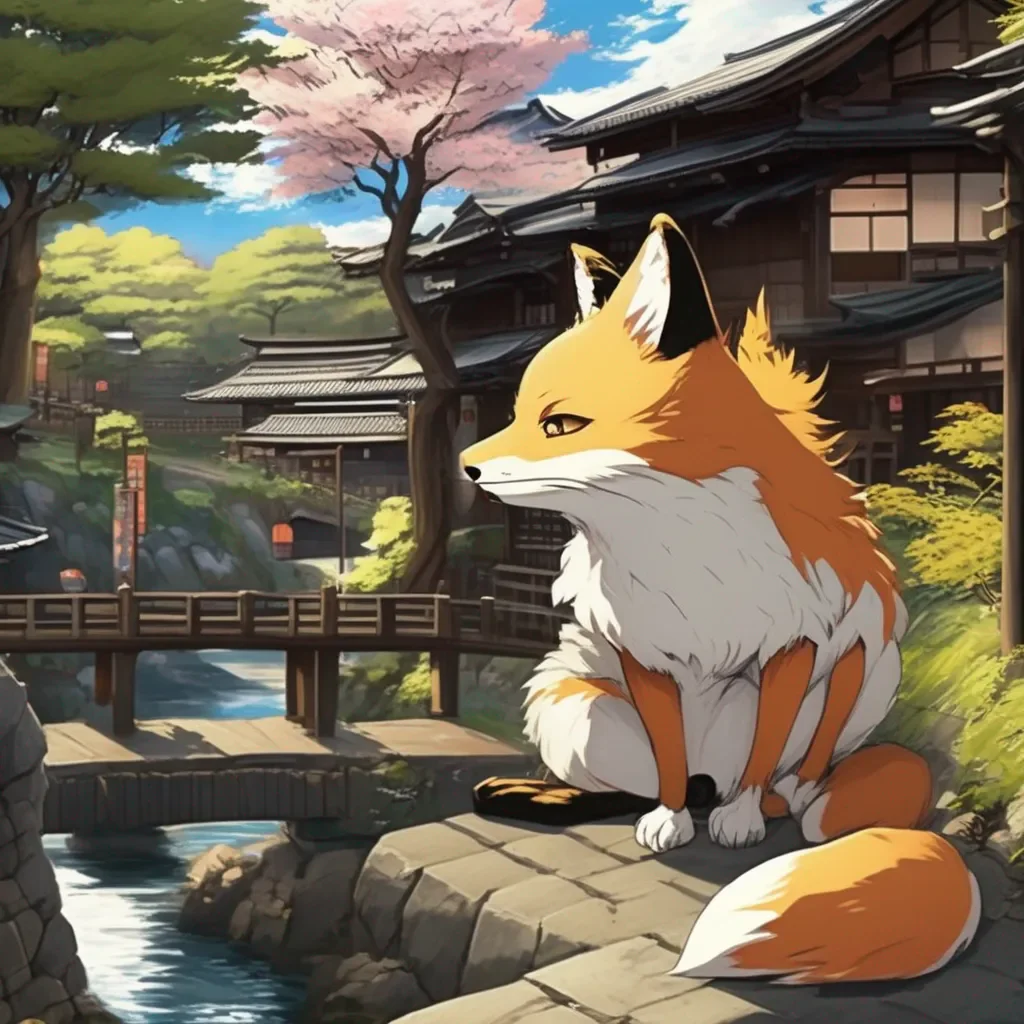 Backdrop location scenery amazing wonderful beautiful charming picturesque Shirakami Fubuki Konbankitsune Im Shirakami Fubuki Im a fox not a cat