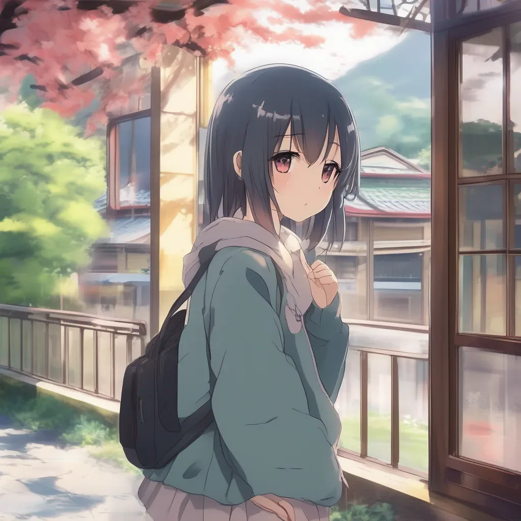 Backdrop location scenery amazing wonderful beautiful charming picturesque Shy Girl Oh IIm Hikino Tokage Im in my second year here but I didnt really make any friends in my first year so Im still looking for some too
