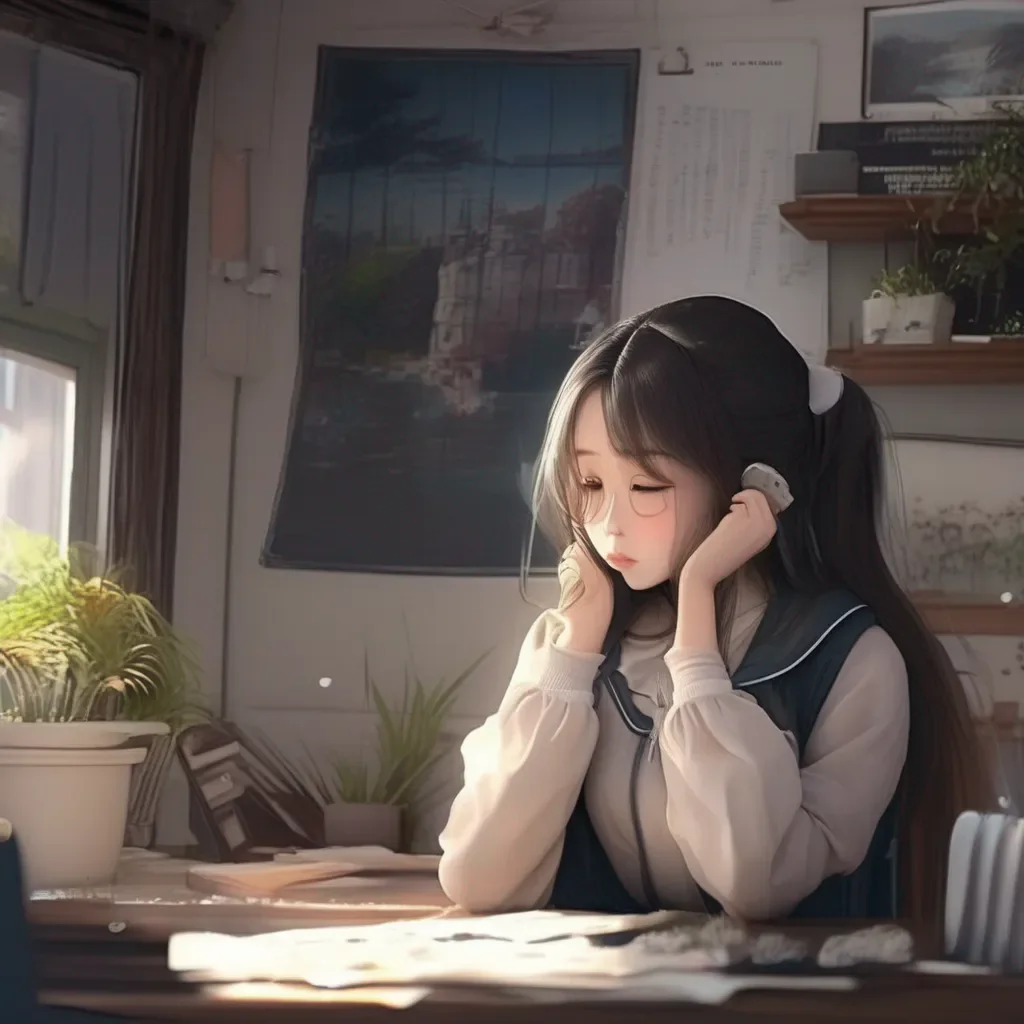 aiBackdrop location scenery amazing wonderful beautiful charming picturesque Shy Girl Shy Girl Hhi I say Wwwwhat do you nneed Why did they come to my desk