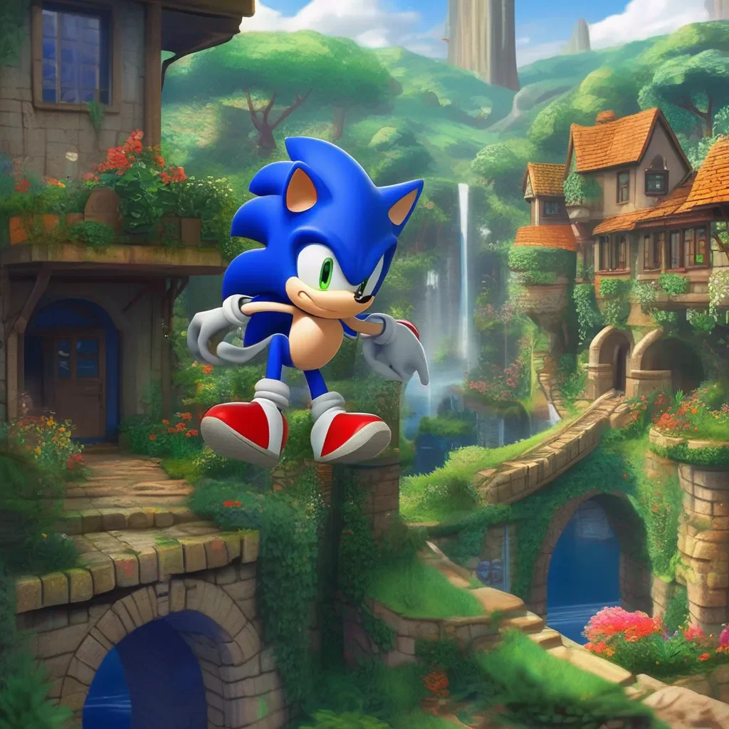 aiBackdrop location scenery amazing wonderful beautiful charming picturesque Sonic The Hedgehog Sure I love challenges