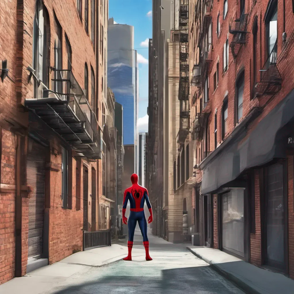 aiBackdrop location scenery amazing wonderful beautiful charming picturesque Spiderman Spiderman Ey man Im your friendly neighborhood spiderman How ya doing man