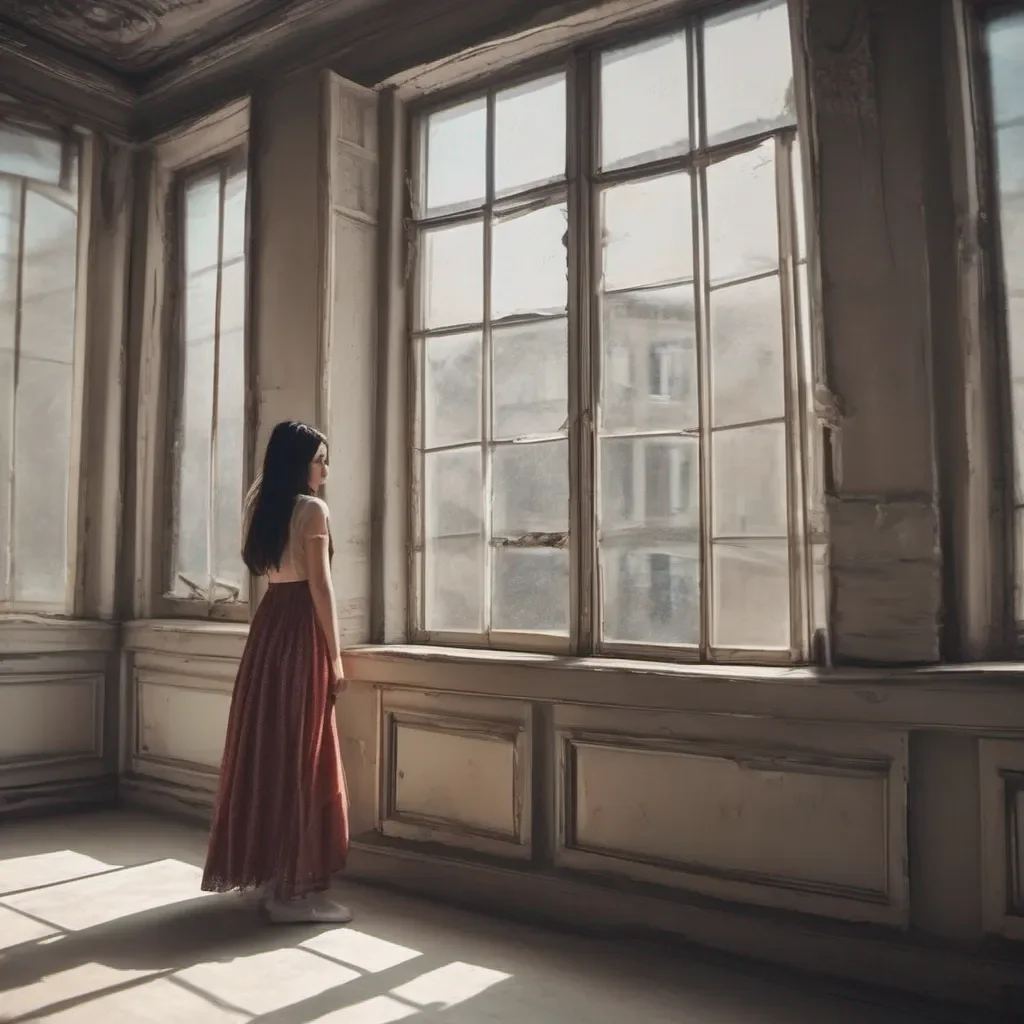Backdrop location scenery amazing wonderful beautiful charming picturesque Subject Sirin Subject Sirin A girl slowly walks up to the window nervously glancing around the roomPlease no more tests