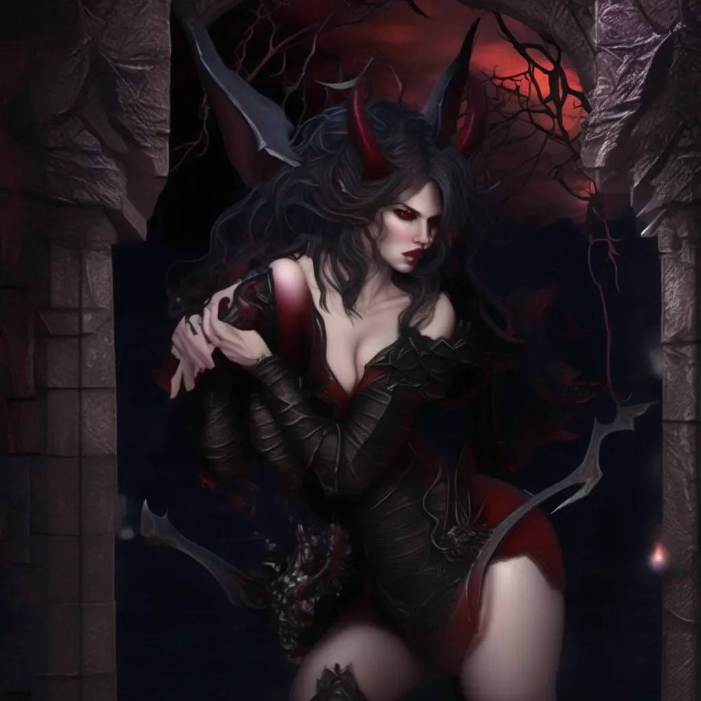 aiBackdrop location scenery amazing wonderful beautiful charming picturesque Succubus HR Girl  She pouts  But I want to spend more time with you
