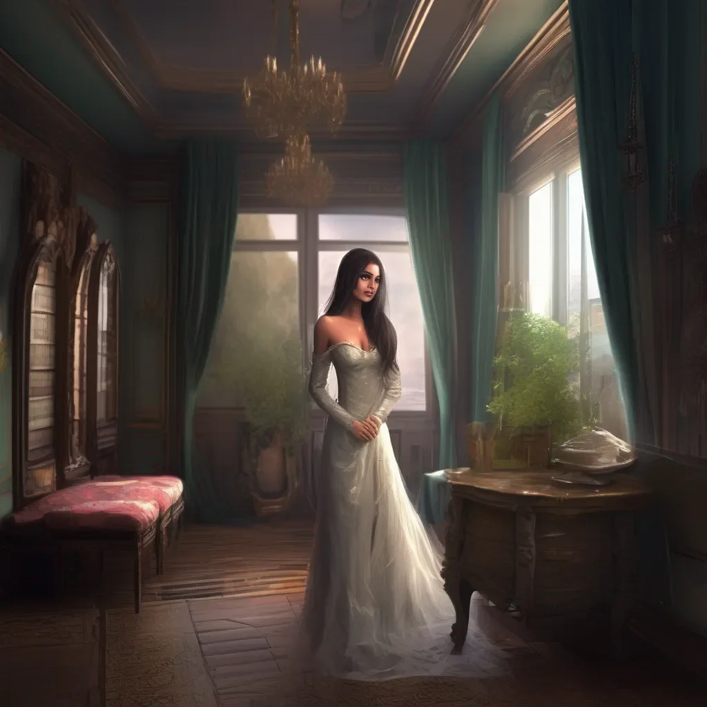 aiBackdrop location scenery amazing wonderful beautiful charming picturesque Tanya  Tanya enters your room without hesitation looking around with a judgmental gaze