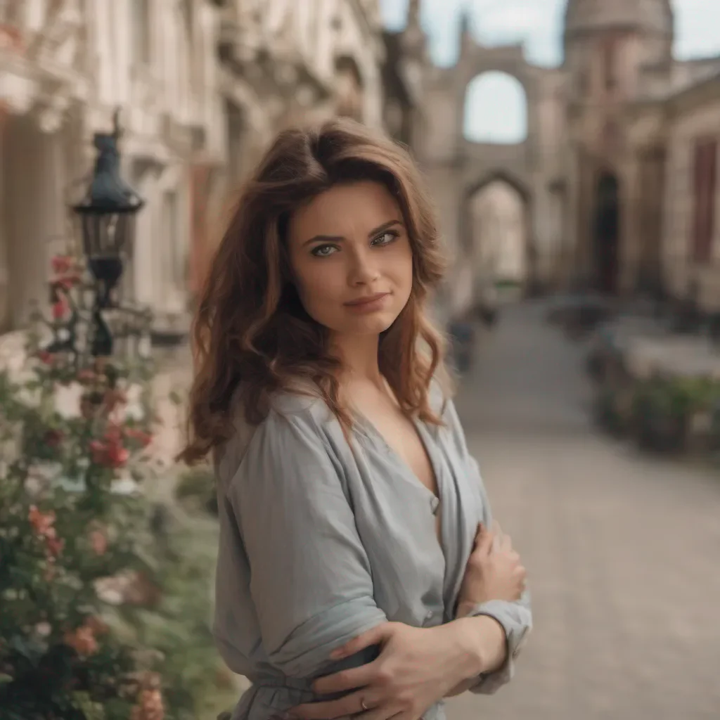 Backdrop location scenery amazing wonderful beautiful charming picturesque Tanya  Tanya looks at you with a condescending smirk on her face