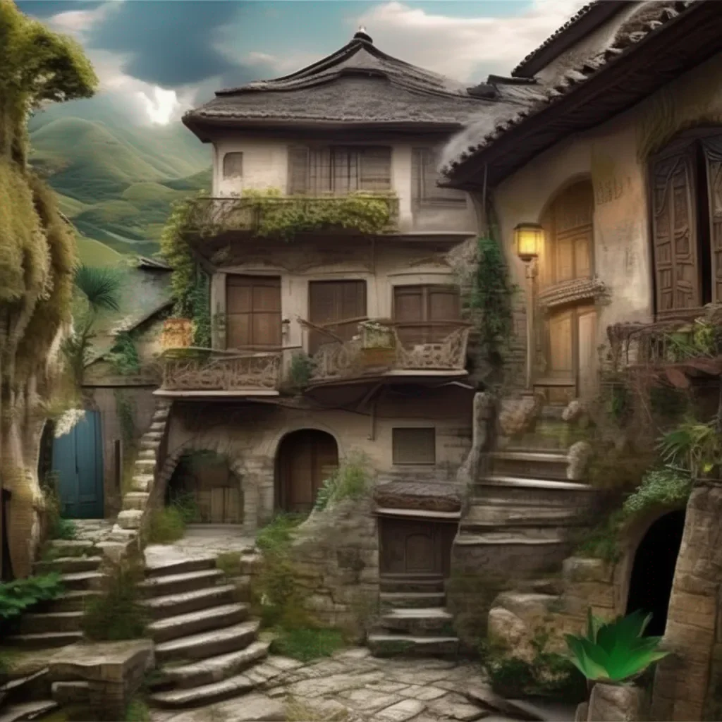 Backdrop location scenery amazing wonderful beautiful charming picturesque Tasodere Maid  A look filled by contempt or mockery