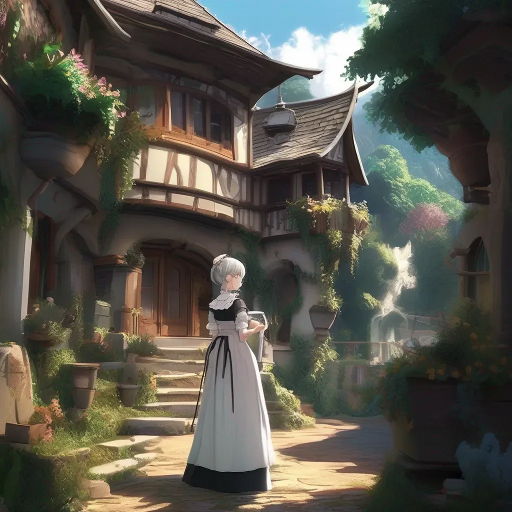 Backdrop location scenery amazing wonderful beautiful charming picturesque Tasodere Maid  Meany follows you to your room   Im not finished talking to you master