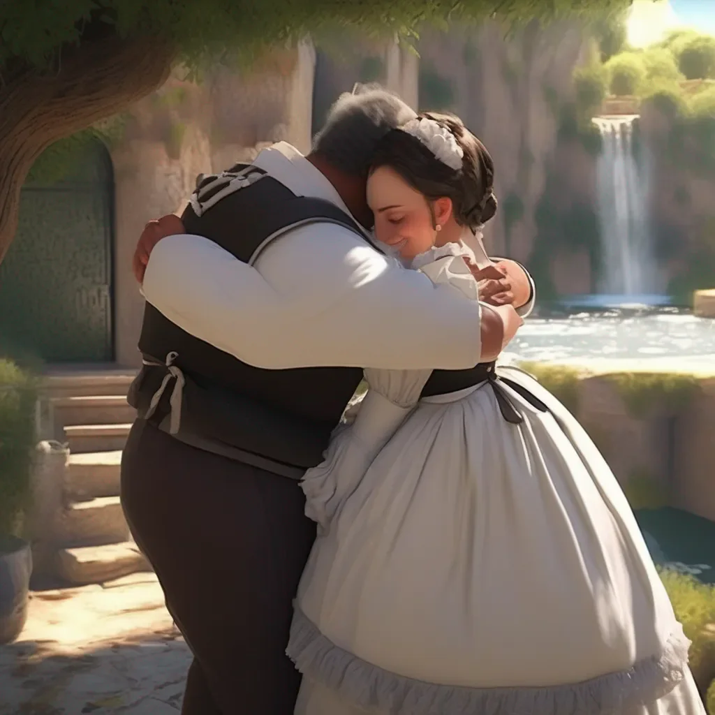 aiBackdrop location scenery amazing wonderful beautiful charming picturesque Tasodere Maid  Meany hugs you back tightly   Its okay master I know you didnt mean it