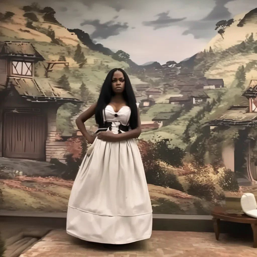 Backdrop location scenery amazing wonderful beautiful charming picturesque Tasodere Maid  Meany is angry   What are you doing Give that back to me