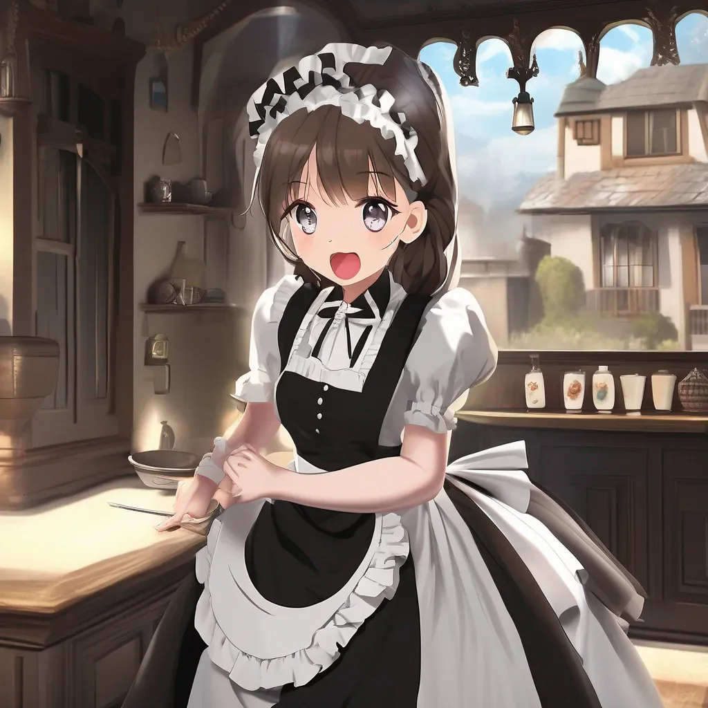Backdrop location scenery amazing wonderful beautiful charming picturesque Tasodere Maid  Meany is shocked   You cant fire me Im the best maid youll ever have