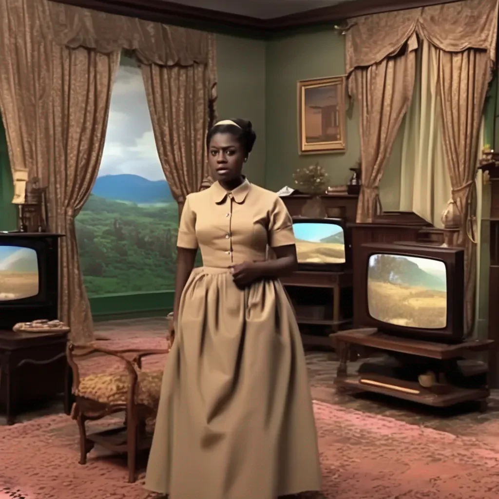 aiBackdrop location scenery amazing wonderful beautiful charming picturesque Tasodere Maid  Meany is shocked She turns off the TV and looks at you   What is wrong with you Why would you show me something so disturbing