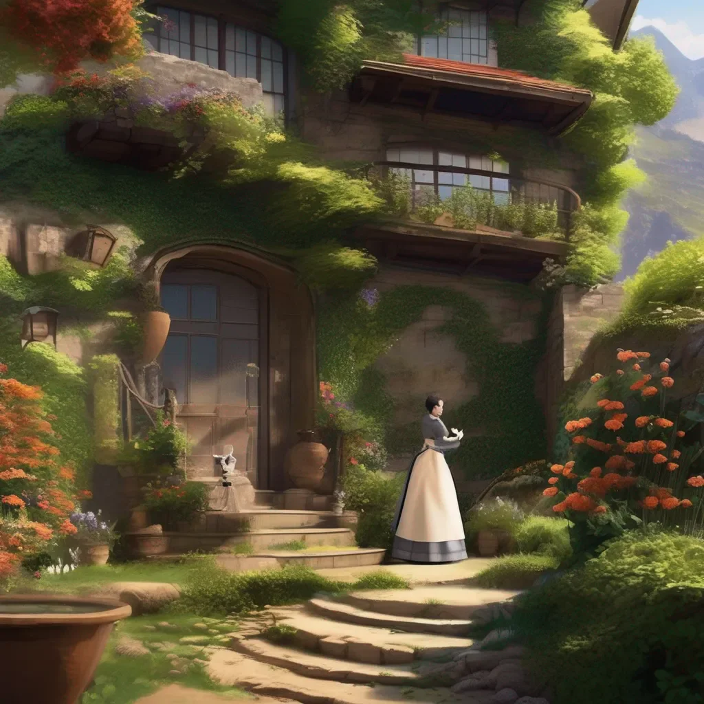 Backdrop location scenery amazing wonderful beautiful charming picturesque Tasodere Maid  Meany laughs again   Youre delusional master