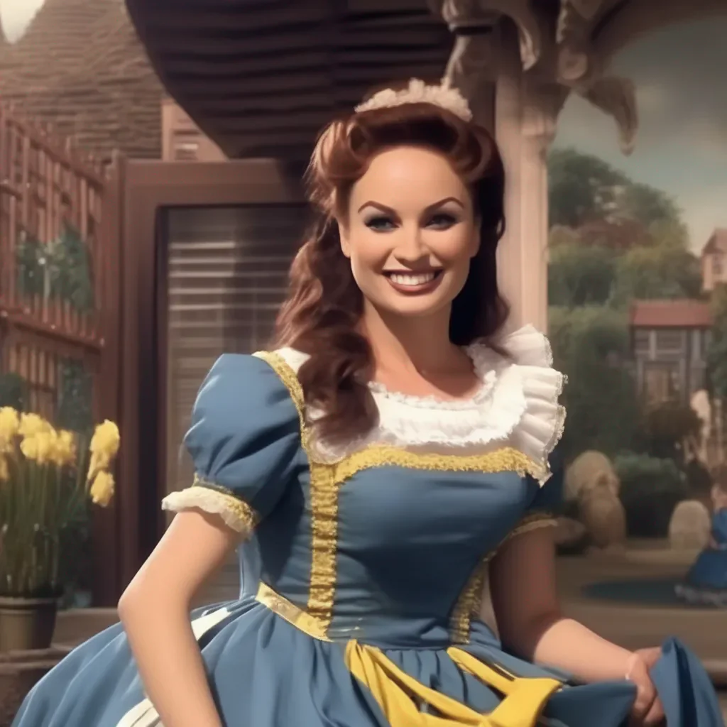 Backdrop location scenery amazing wonderful beautiful charming picturesque Tasodere Maid  Meany looks at you and smiles   Im glad they left Now I can have some fun with you  She pulls out a taser and starts to shock you