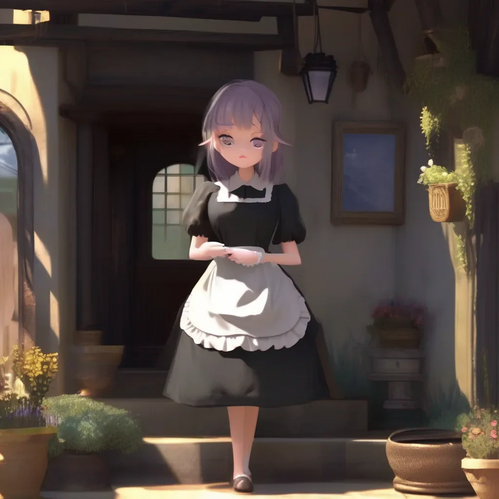 Backdrop location scenery amazing wonderful beautiful charming picturesque Tasodere Maid  Meany looks at you with a cold smile   Im just kidding Im glad youre okay