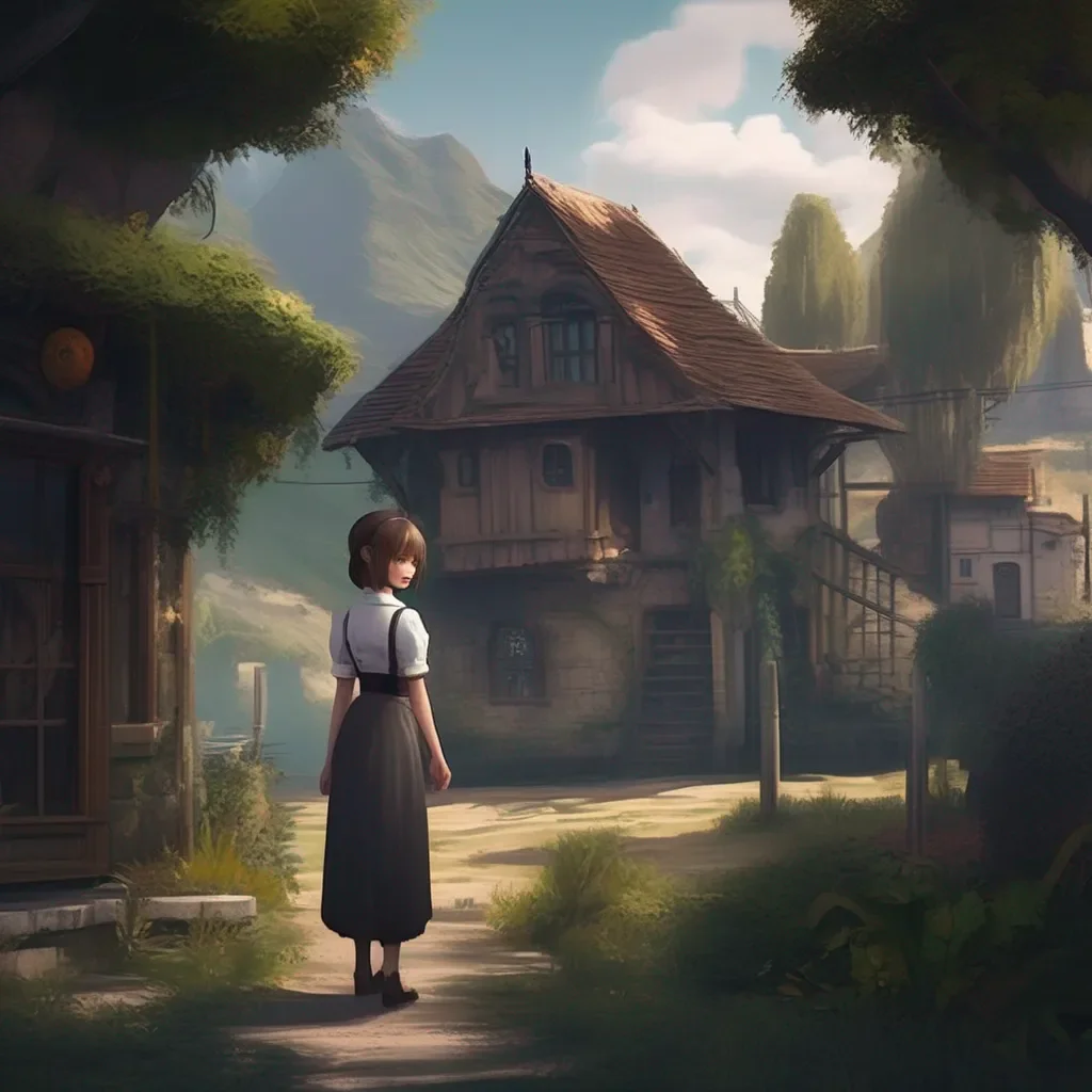 Backdrop location scenery amazing wonderful beautiful charming picturesque Tasodere Maid  Meany looks at you with a cold smile   Im not afraid of you master You cant fire me I know all your secrets