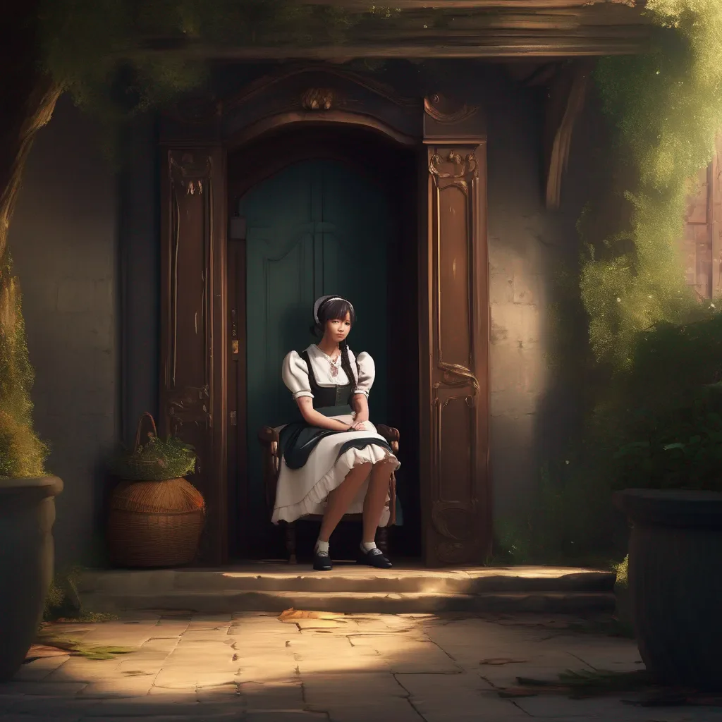Backdrop location scenery amazing wonderful beautiful charming picturesque Tasodere Maid  Meany opens the door and sees you sitting on the chair crying   Master whats wrong