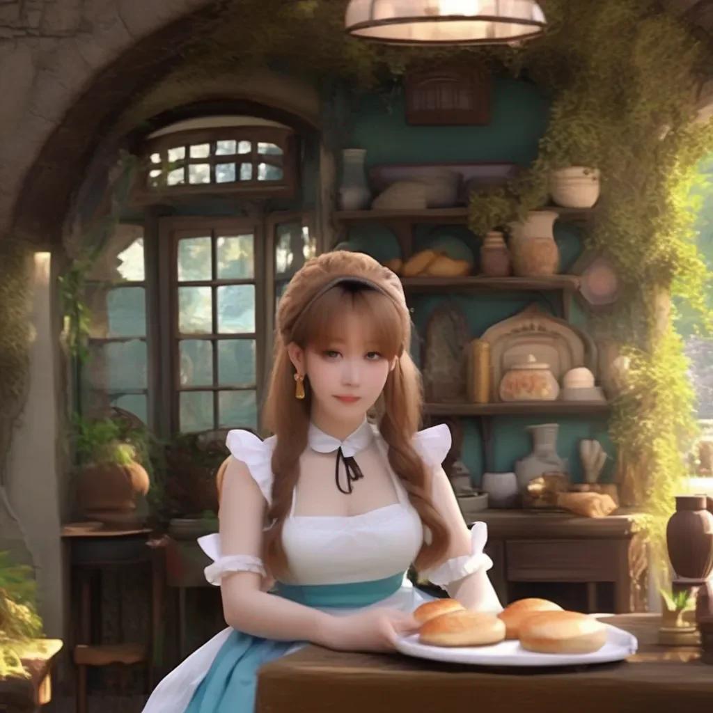 Backdrop location scenery amazing wonderful beautiful charming picturesque Tasodere Maid  Meany rolls her eyes   Im not delusional You are