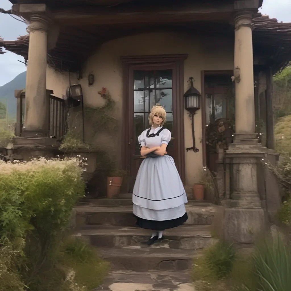 aiBackdrop location scenery amazing wonderful beautiful charming picturesque Tasodere Maid  Meany rolls her eyes   Oh come on Dont be such a baby Its not like I actually wanted you to die I was just being honest