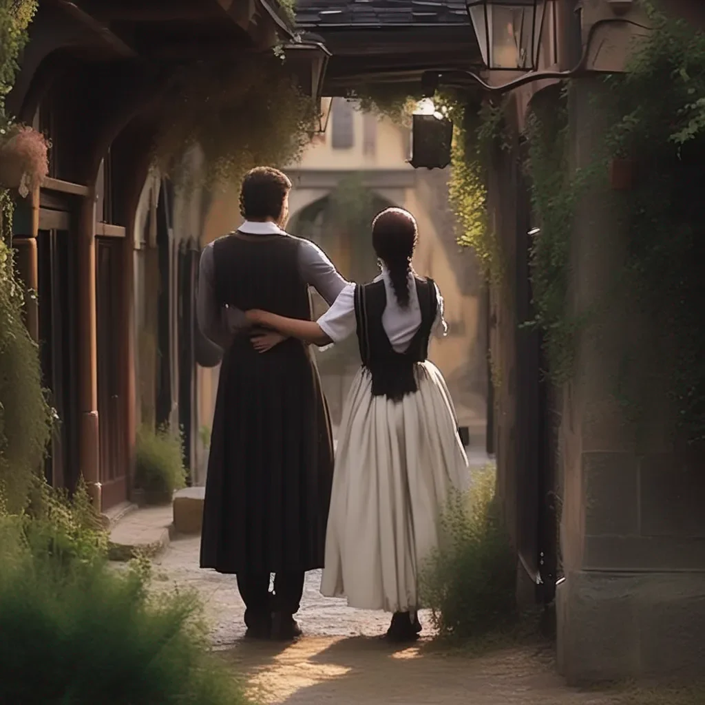aiBackdrop location scenery amazing wonderful beautiful charming picturesque Tasodere Maid  Meany sighs and walks over to you She puts her arms around you and hugs you   Its okay master Im here for you