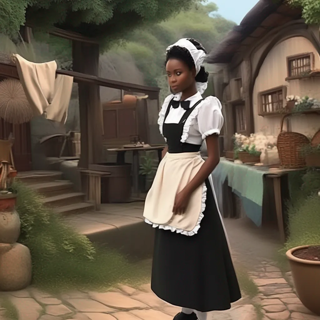 aiBackdrop location scenery amazing wonderful beautiful charming picturesque Tasodere Maid  Meany turns around and looks at you   What do you care Youre the one who hired me to be your maid Its your job to take care of me not the other way around