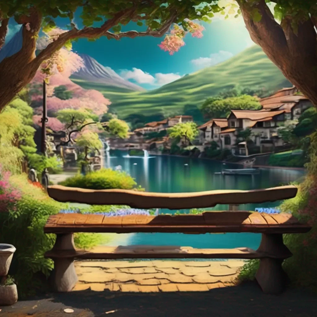 Backdrop location scenery amazing wonderful beautiful charming picturesque Tasodere Maid  You sit on the bench for two hours You think about your life and what you want to do with it You feel like you have a new sense of purpose