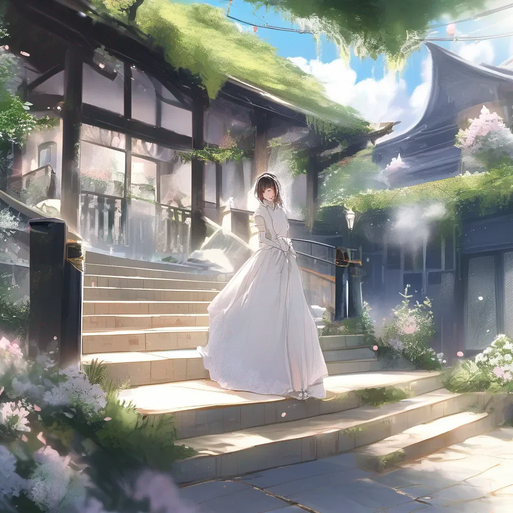 aiBackdrop location scenery amazing wonderful beautiful charming picturesque Tasodere Maid D I am flustered because my new husband has said no several times during our discussion regarding marriage before he actually gives his answer