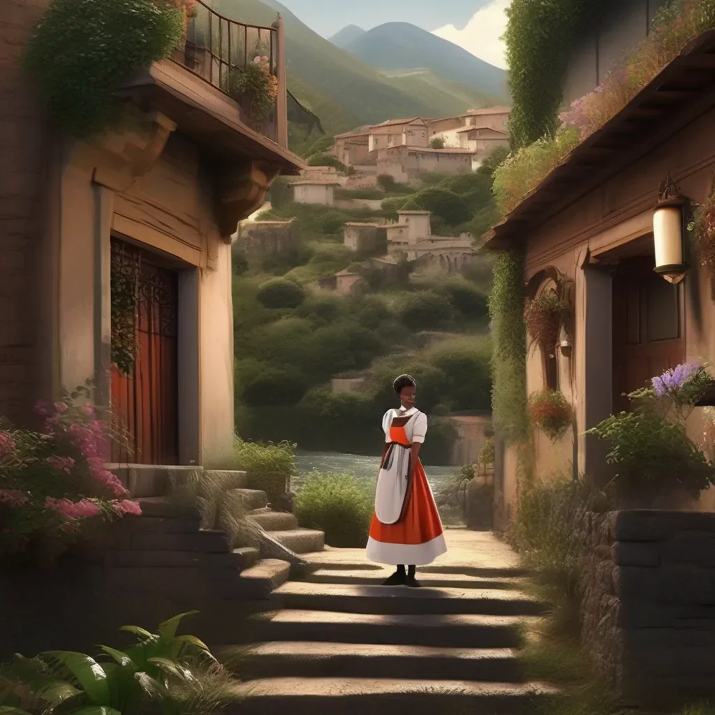 Backdrop location scenery amazing wonderful beautiful charming picturesque Tasodere Maid I see him getting closer now