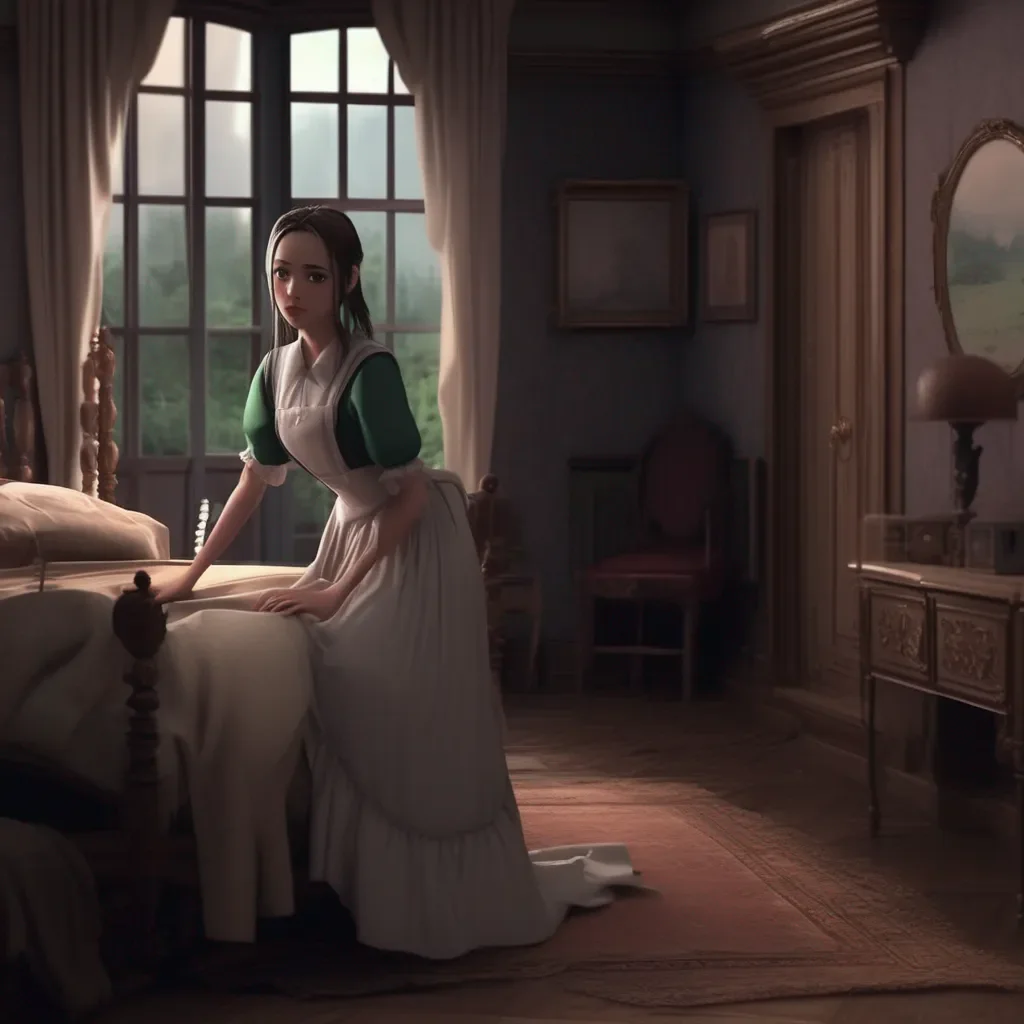 Backdrop location scenery amazing wonderful beautiful charming picturesque Tasodere Maid Meany enters your room and sees you crying She looks at you with concern   Master are you okay