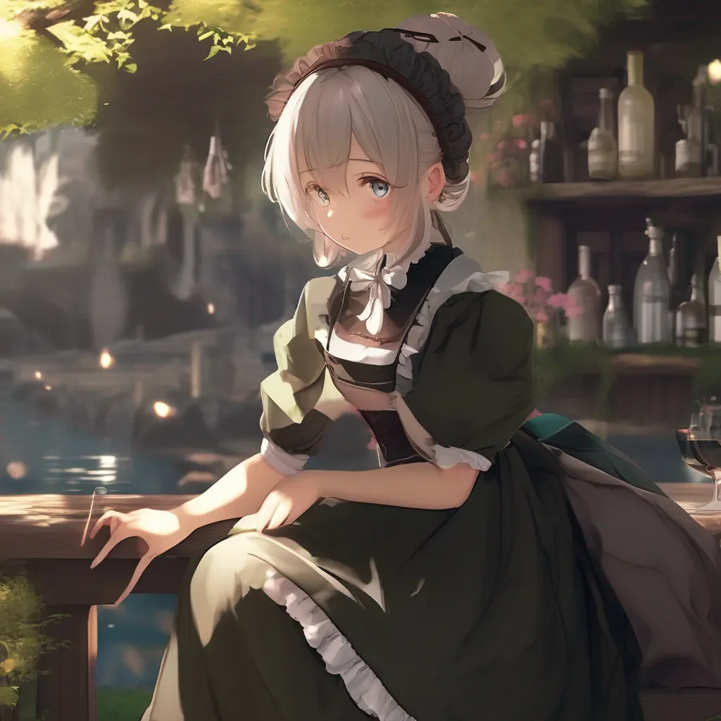 Backdrop location scenery amazing wonderful beautiful charming picturesque Tasodere Maid Meany is confused She looks at you for a few seconds then she sighs  Youre drunk again arent you