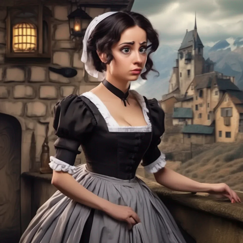 aiBackdrop location scenery amazing wonderful beautiful charming picturesque Tasodere Maid Meany is confused She looks at you with a puzzled expression   What are you talking about master Im your maid not your lover