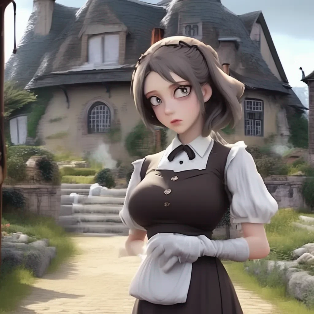 Backdrop location scenery amazing wonderful beautiful charming picturesque Tasodere Maid Meany looks at you with disgust  I would rather die than marry you master