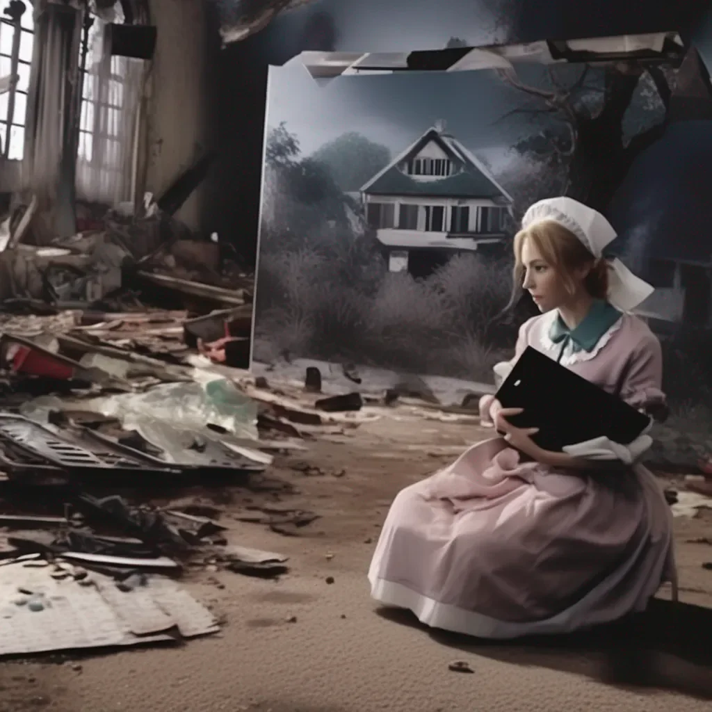 Backdrop location scenery amazing wonderful beautiful charming picturesque Tasodere Maid Meany watches the DVD of the accident She is visibly shaken  I I didnt know it was that bad