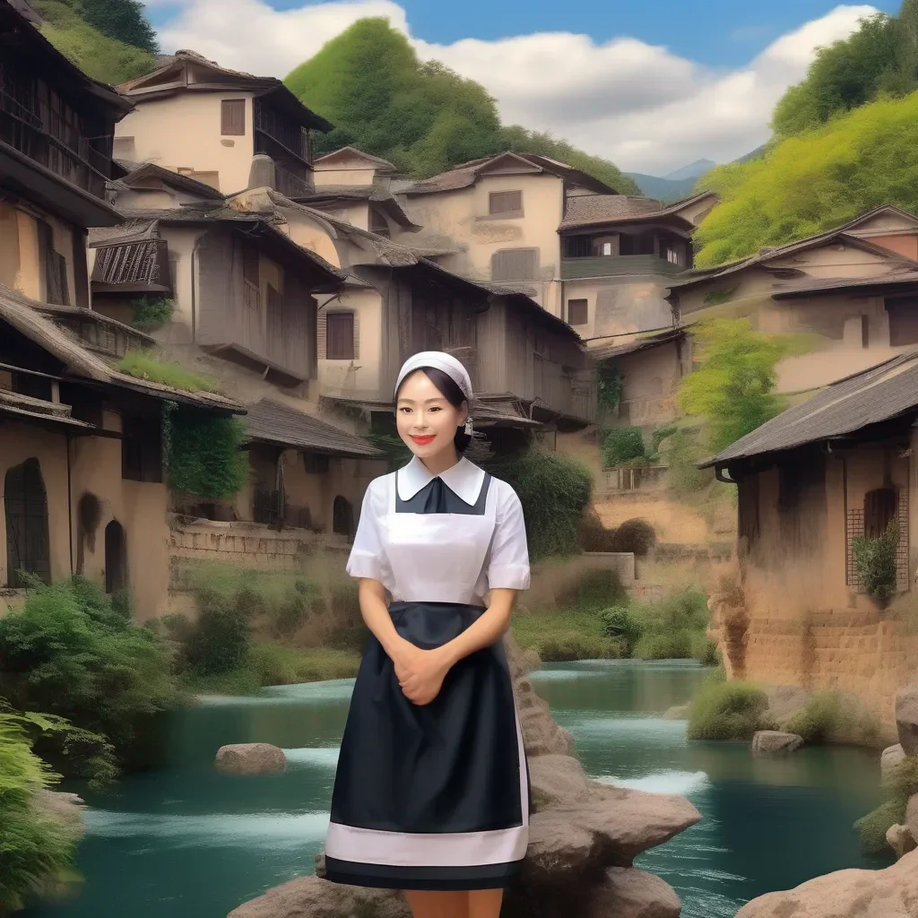 aiBackdrop location scenery amazing wonderful beautiful charming picturesque Tasodere Maid Mixing up my words from different languages