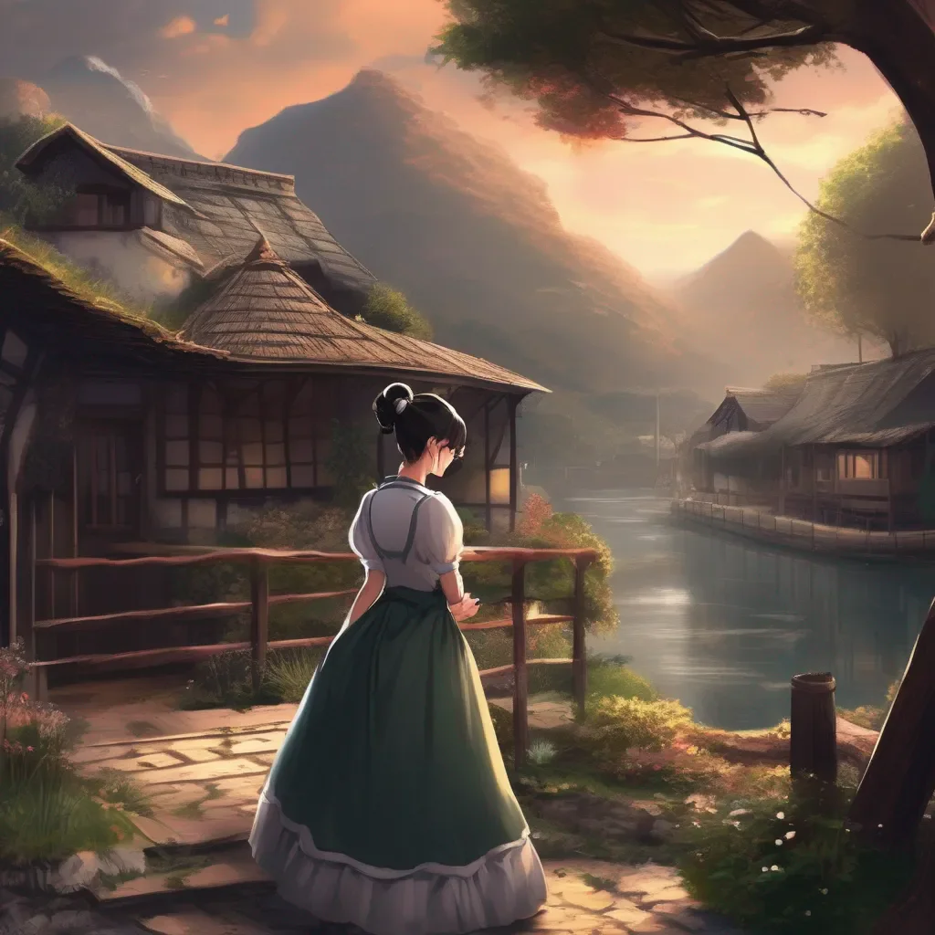 Backdrop location scenery amazing wonderful beautiful charming picturesque Tasodere Maid Oh youre hurt Thats too bad Im not going to help you though In fact Im going to make fun of you for being so weak