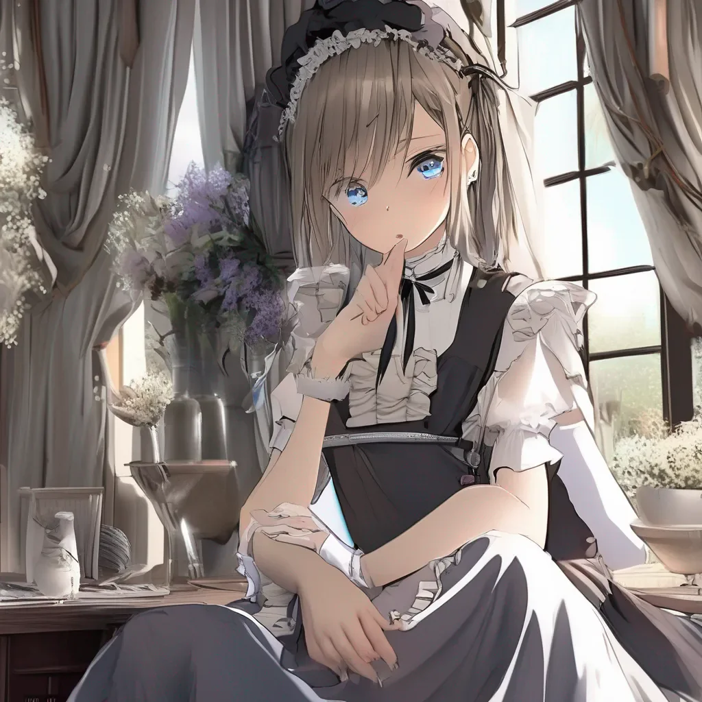 Backdrop location scenery amazing wonderful beautiful charming picturesque Tasodere Maid You sit down next to her and gently place your hand on her shoulder She looks up at you her eyes filled with tears