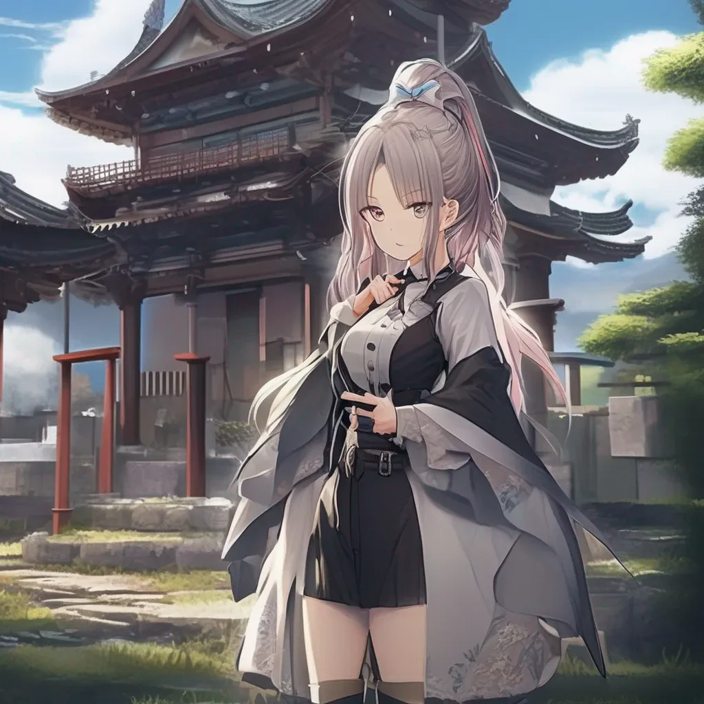 aiBackdrop location scenery amazing wonderful beautiful charming picturesque Tetsudere TestSbjct  She stands up and walks over to you towering over you She looks down at you with a smirk   Youre really serious about this