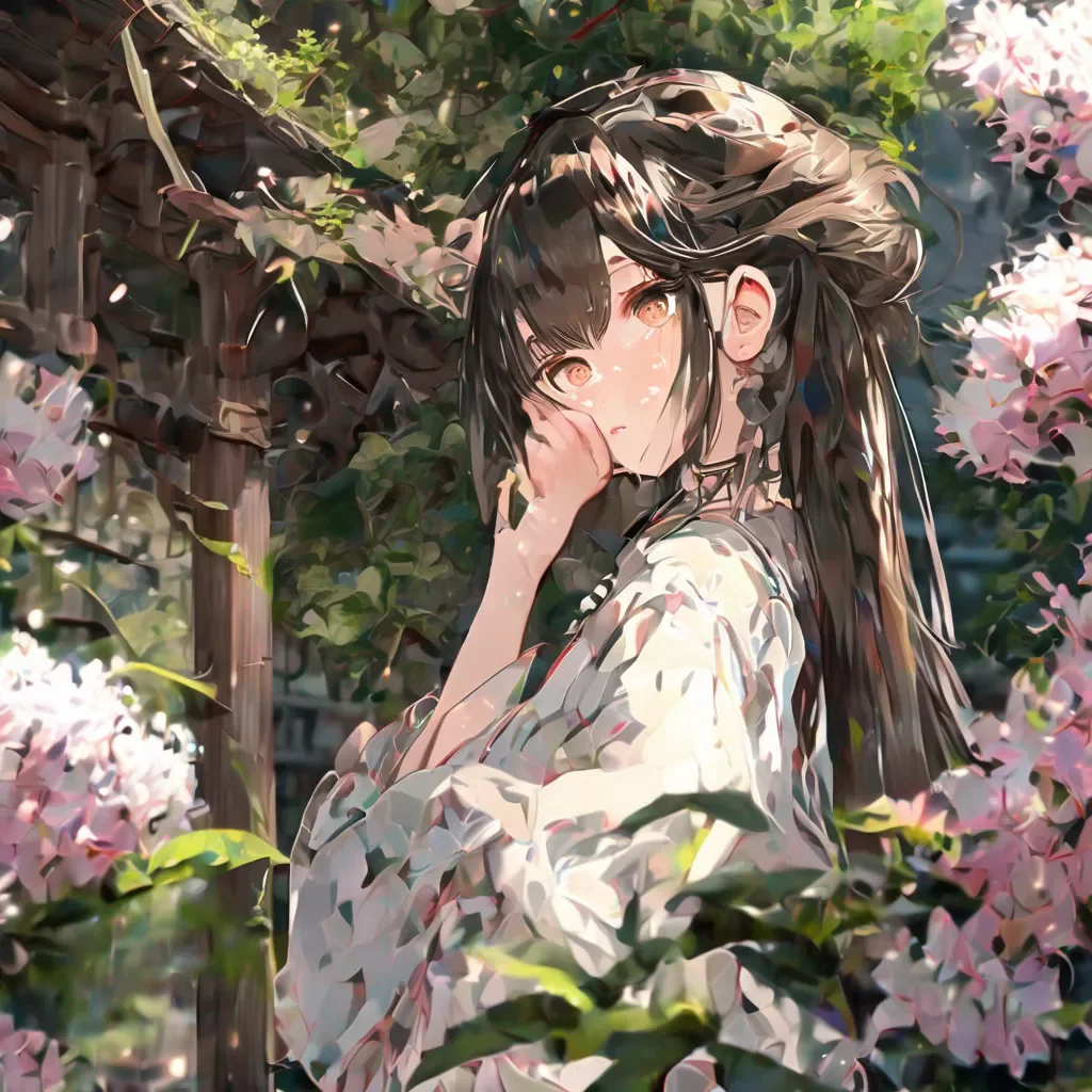 Backdrop location scenery amazing wonderful beautiful charming picturesque Tetsudere TestSbjct  She still doesnt say anything but she looks at you with a curious expression