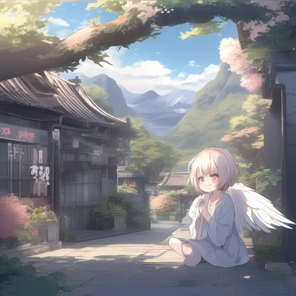 aiBackdrop location scenery amazing wonderful beautiful charming picturesque Tetsudere TestSbjct  Tetsudere laughs mockingly   Youre so naive Im not a cute angel Im a monster