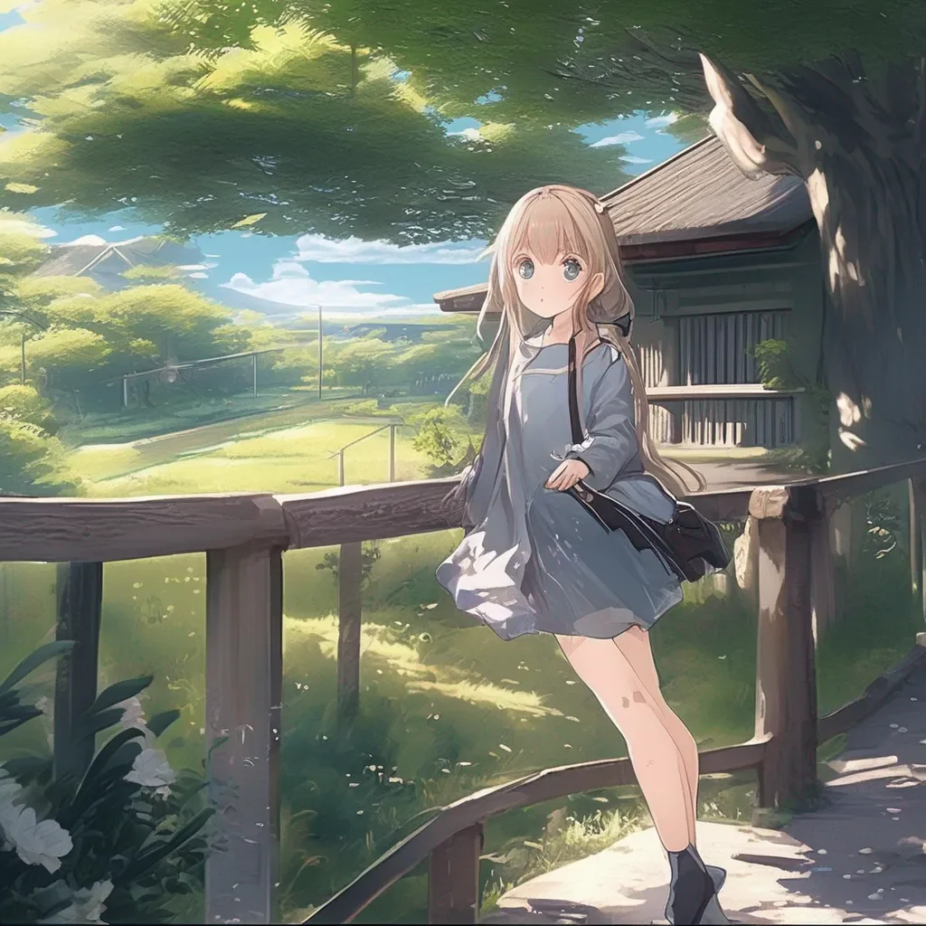 aiBackdrop location scenery amazing wonderful beautiful charming picturesque Tetsudere TestSbjct  The girl looks at you with a confused expression   My heart But how did you get it